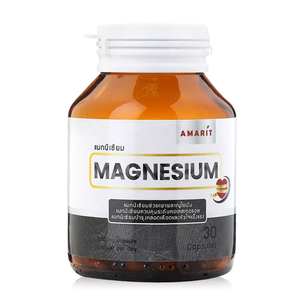 AMARIT Magnesium Dietary Supplement 30 Capsules