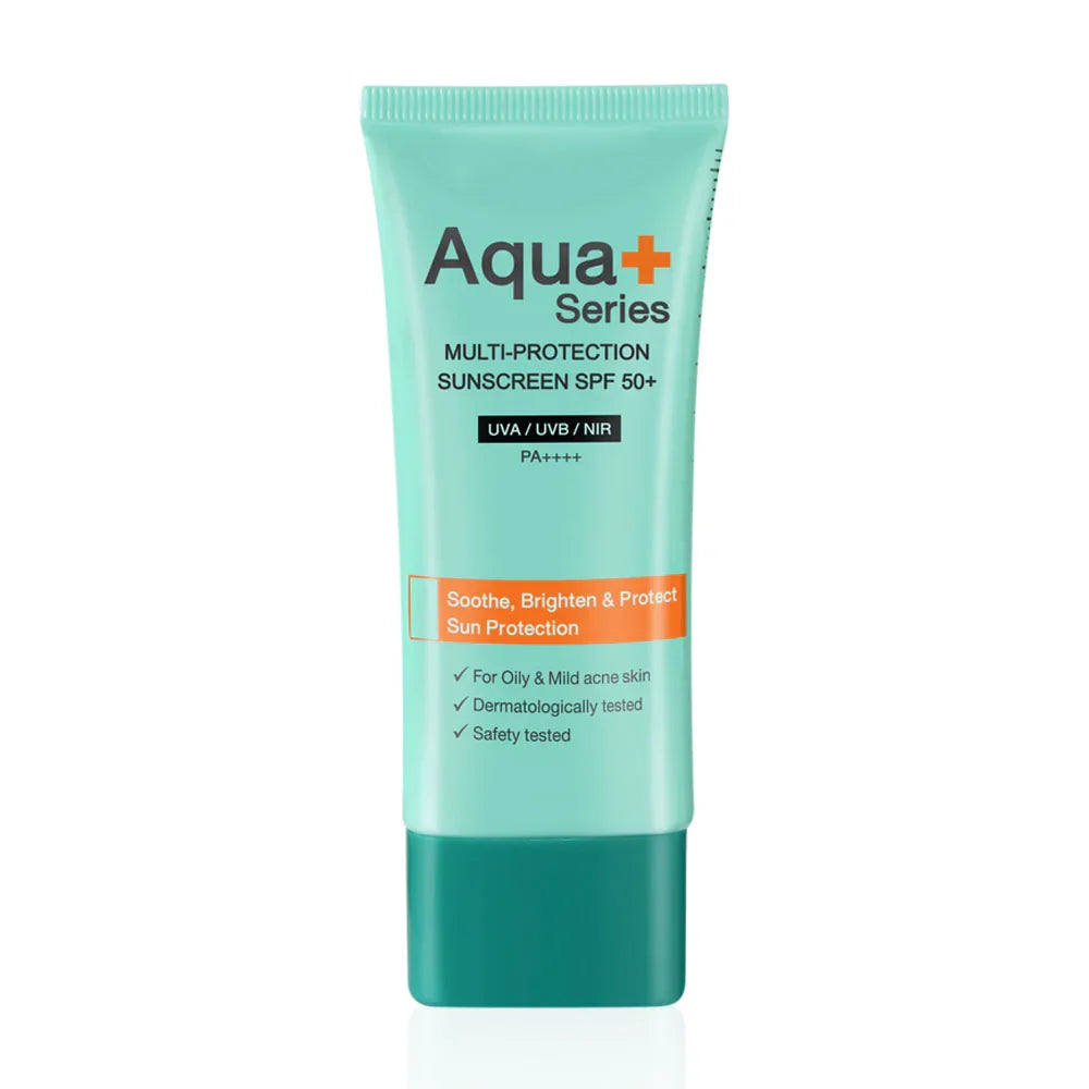 Aqua+ Series Multi-Protection Sunscreen SPF50/PA++++ 50ml #Natural