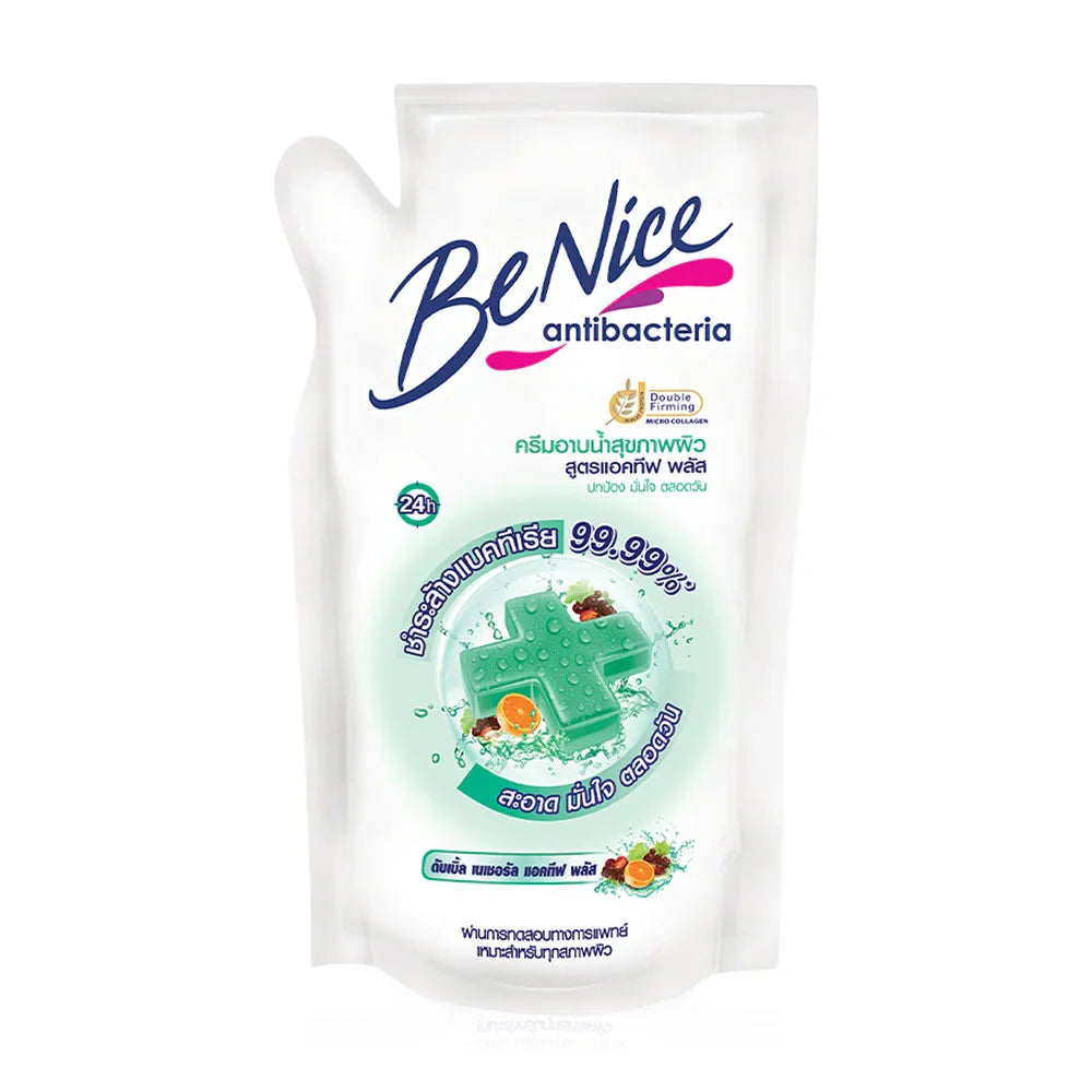 BeNice Antibac Shower Cream Active Clean Refill 400ml