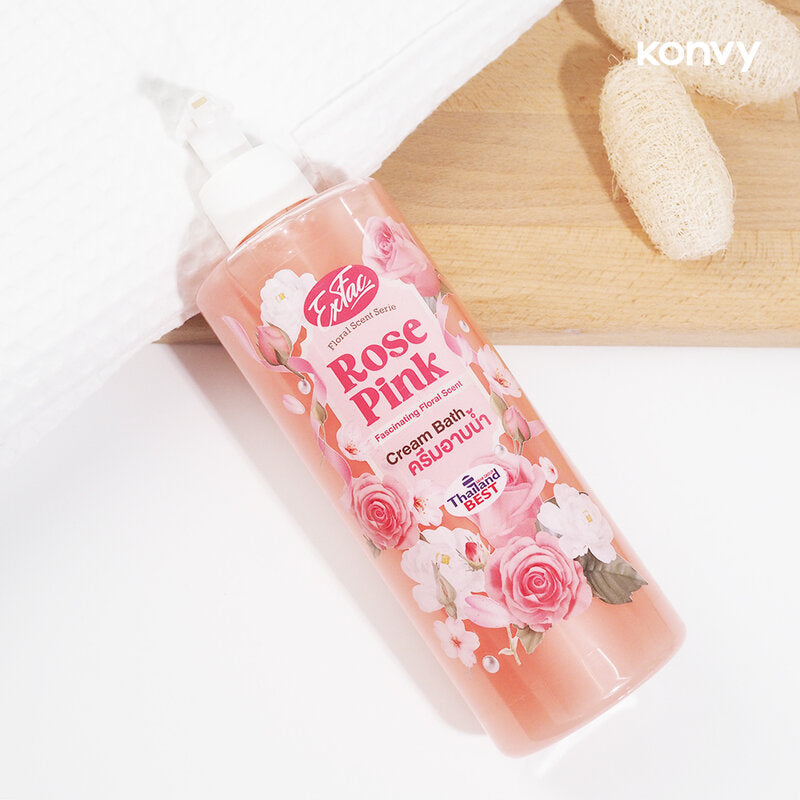 EXFAC Rose Pink Scent Shower Cream 480ml