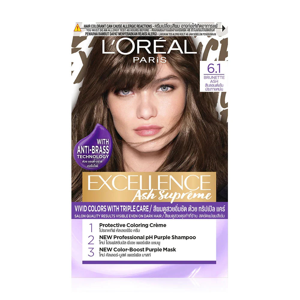 L'Oréal Paris Excellence Ash Supreme 172g - #6.1 Brunette Ash