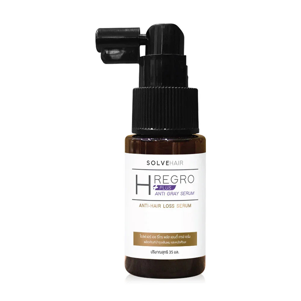 Solve Hair H Regro Saw Palmetto With Caffeine Plus Anti Gray Serum 35ml