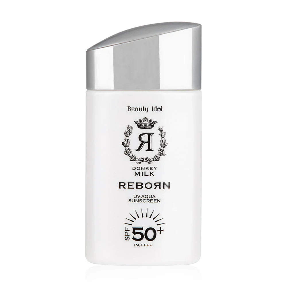 Beauty Buffet Idol Donkey Milk Reborn UV Aqua Sunscreen SPF 50+ Pa++++ 50ml