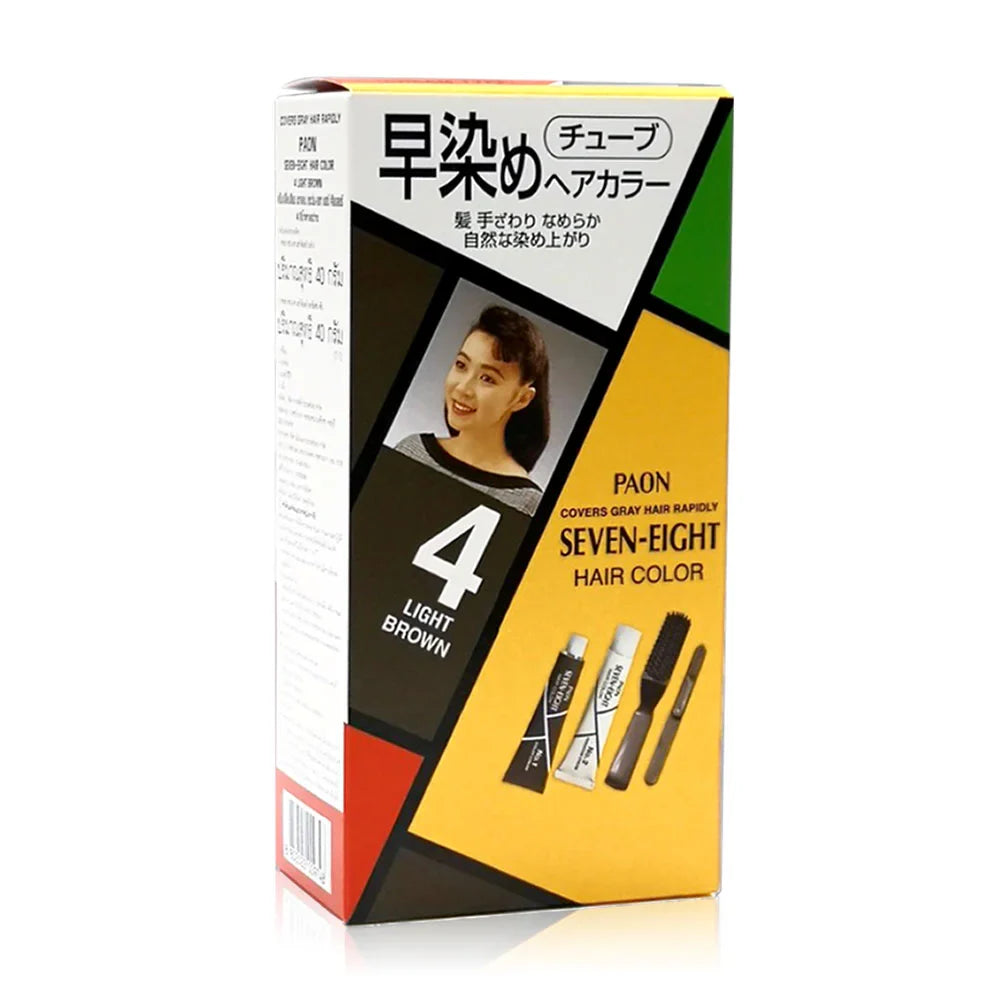 PAON Seven-Eight Permanent Hair Color - #B4 Light Brown