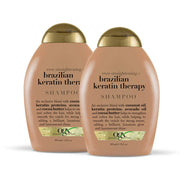 OGX Ever Straightening Brazilan Keratin Shampoo 385ml x 2pcs