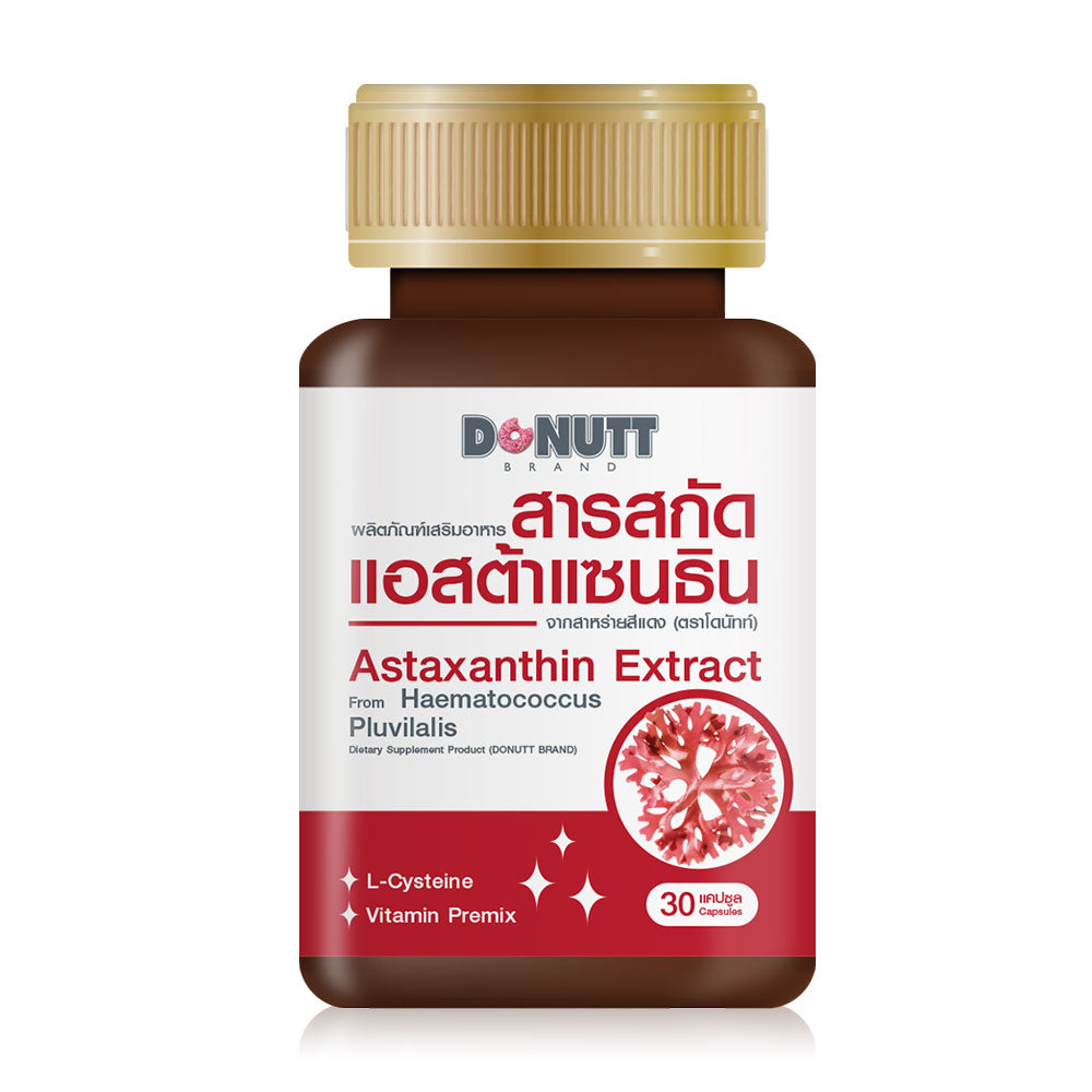 DONUTT Astaxanthin Extract From Haematococcus Pluvilalis 30 Capsules