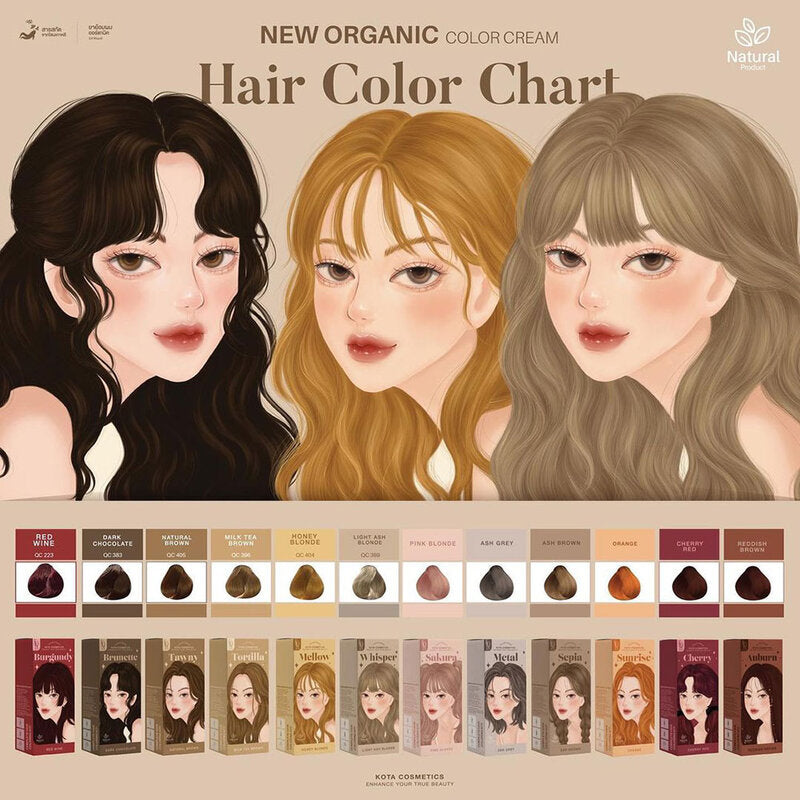 Kota Cosmetics Color Cream Sakura 200ml #Pink Blonde