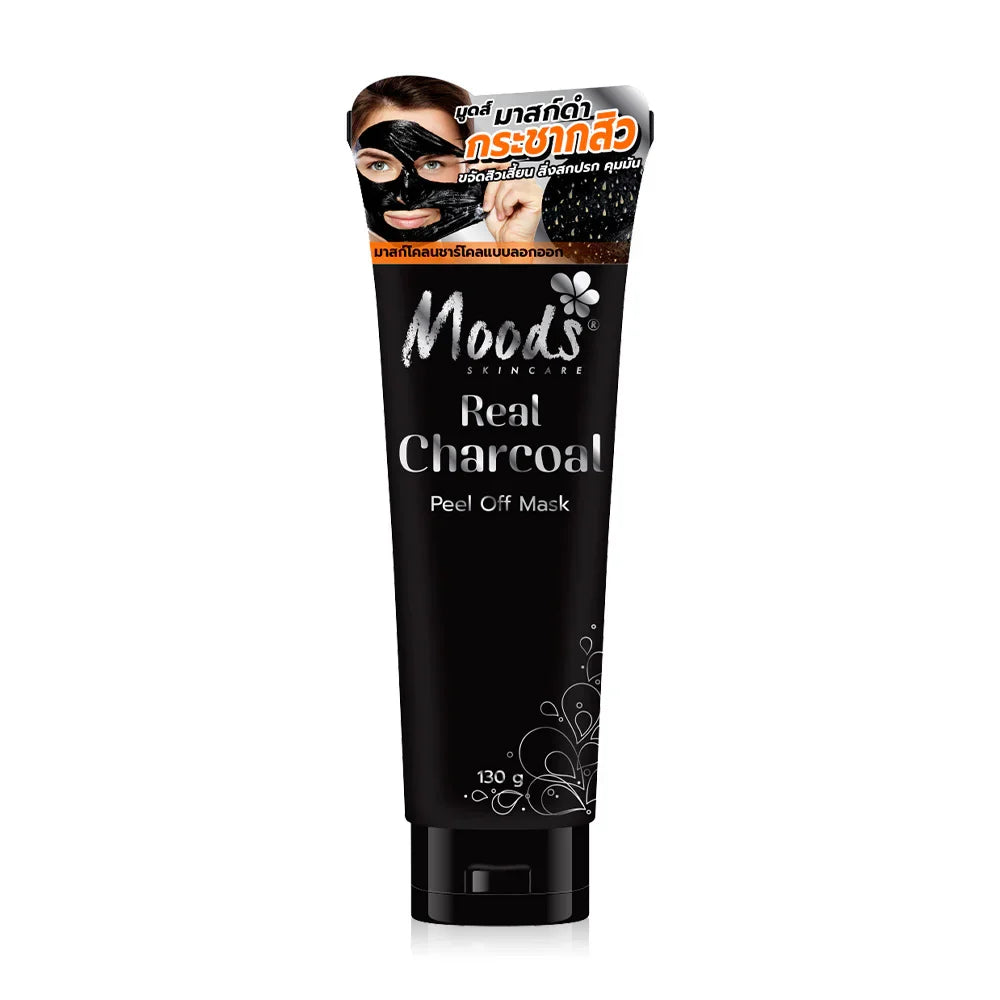 Moods Skin Care Real Charcoal Black Peel Off Mask 130g