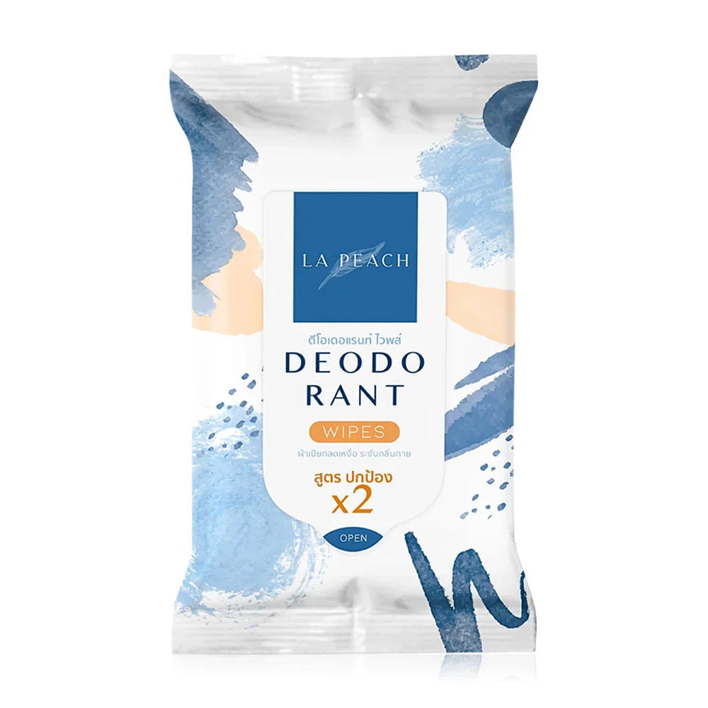 La Peach Deodorant Wipes Extra Care Double Protection 10 Sheets