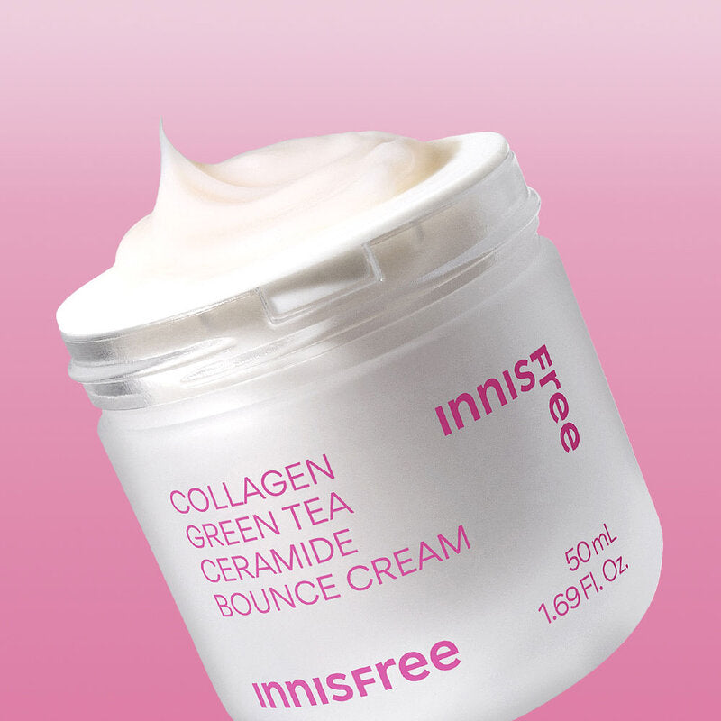 Innisfree Collagen Green Tea Ceramide Bounce Cream 50ml