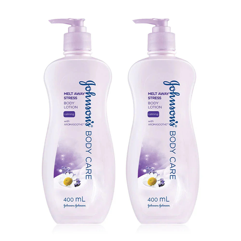 Johnsons Body Care Melt Away Stress Lotion 400ml x 2pcs