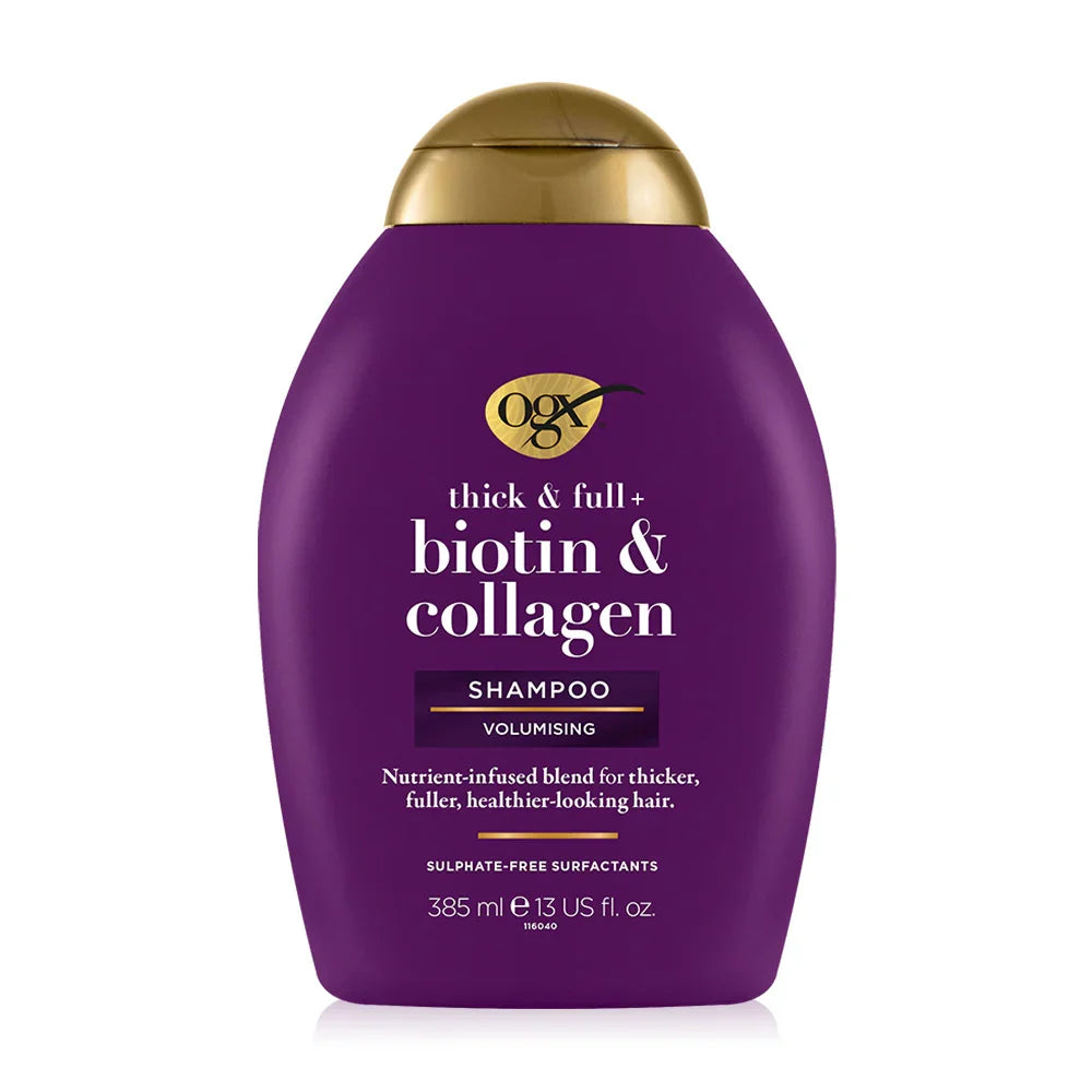 OGX Thick and Full Biotin Collagen Shampoo Volumising 385ml