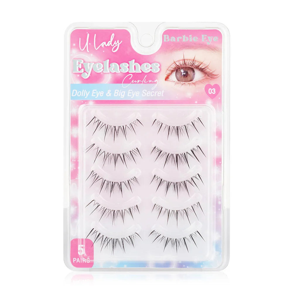U Lady Eyelash Barbie 5 Pairs - #No.03