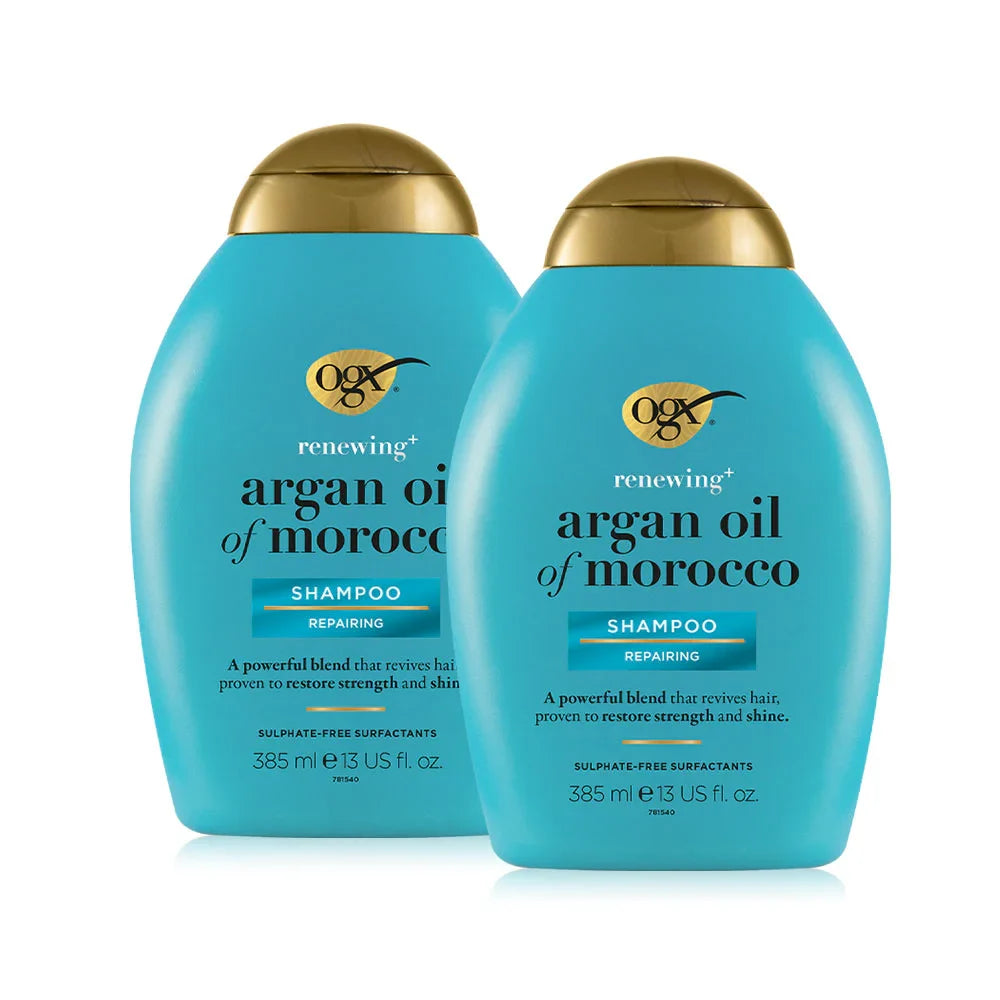 OGX Renewing Argan Oil Of Morocco Shampoo Repairing 385ml x 2pcs