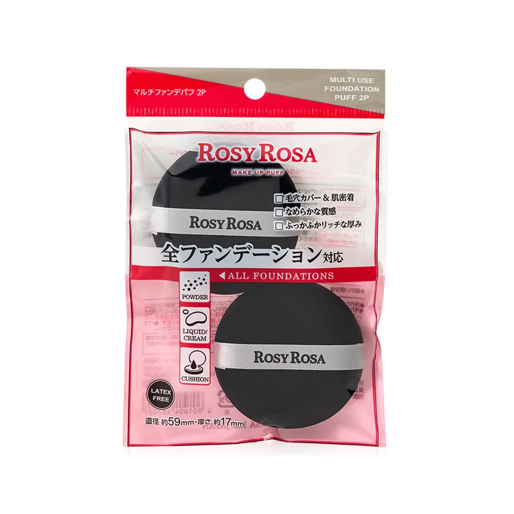 Rosy Rosa Multi Use Foundation Puff 2P 2pcs