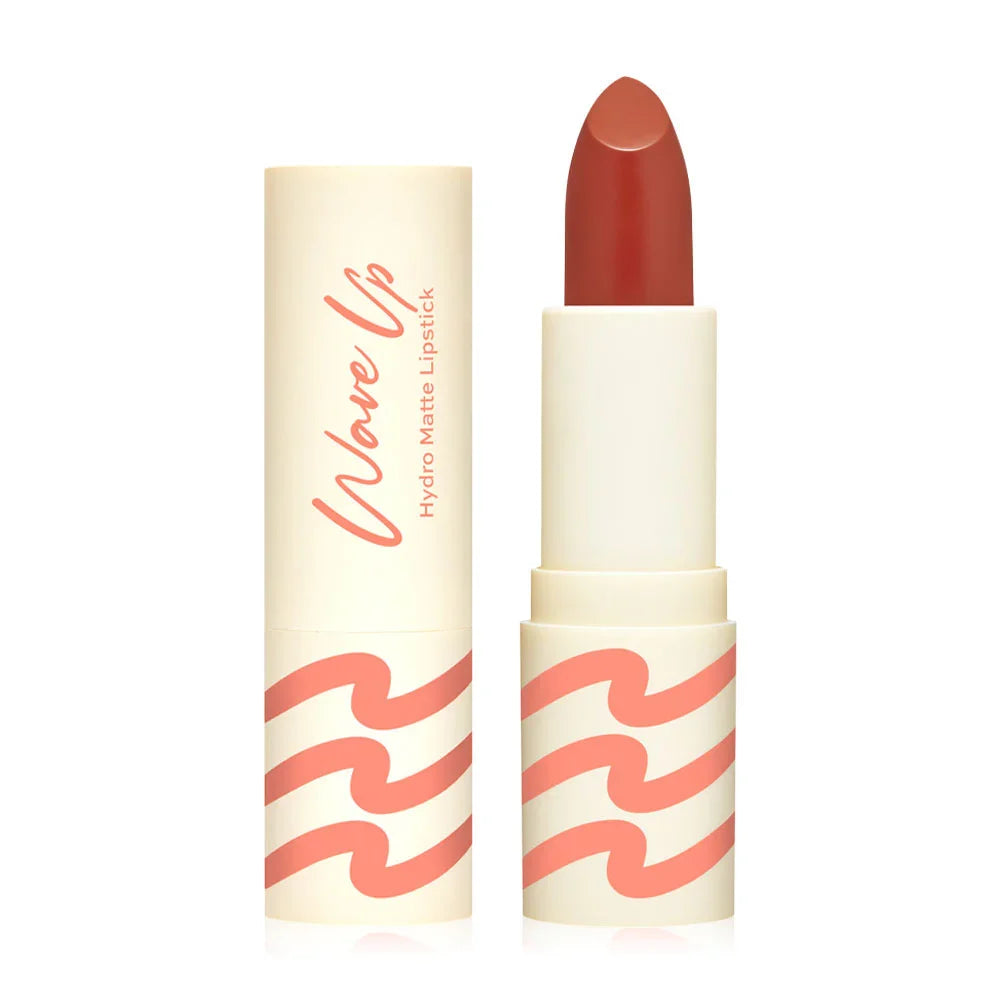 Cute Press Wave Up Hydro Matte Lipstick 3.7g - #OR01 Burnt Brick