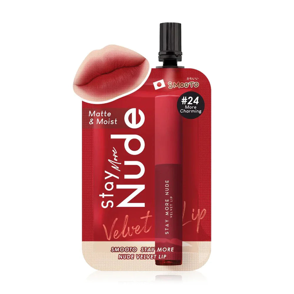 Smooto Stay More Nude Velvet Lip 2g - #24
