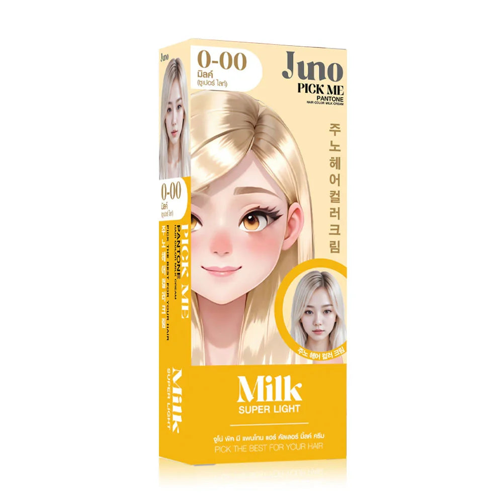 JUNO Pick Me Pantone Hair Color Milk Cream 85ml - #0-00 Super Light