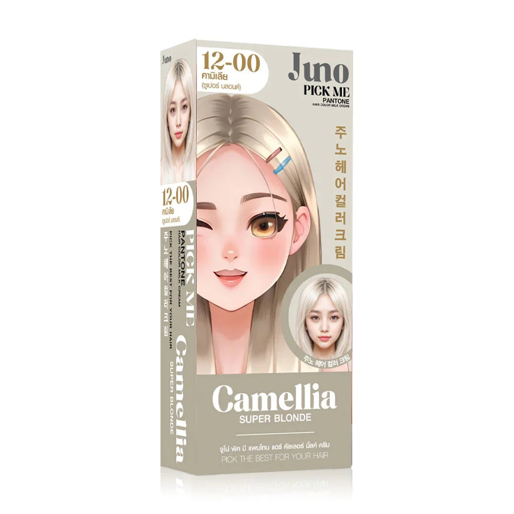 JUNO Pick Me Pantone Hair Color Milk Cream 85ml - #12-00 Super Blond