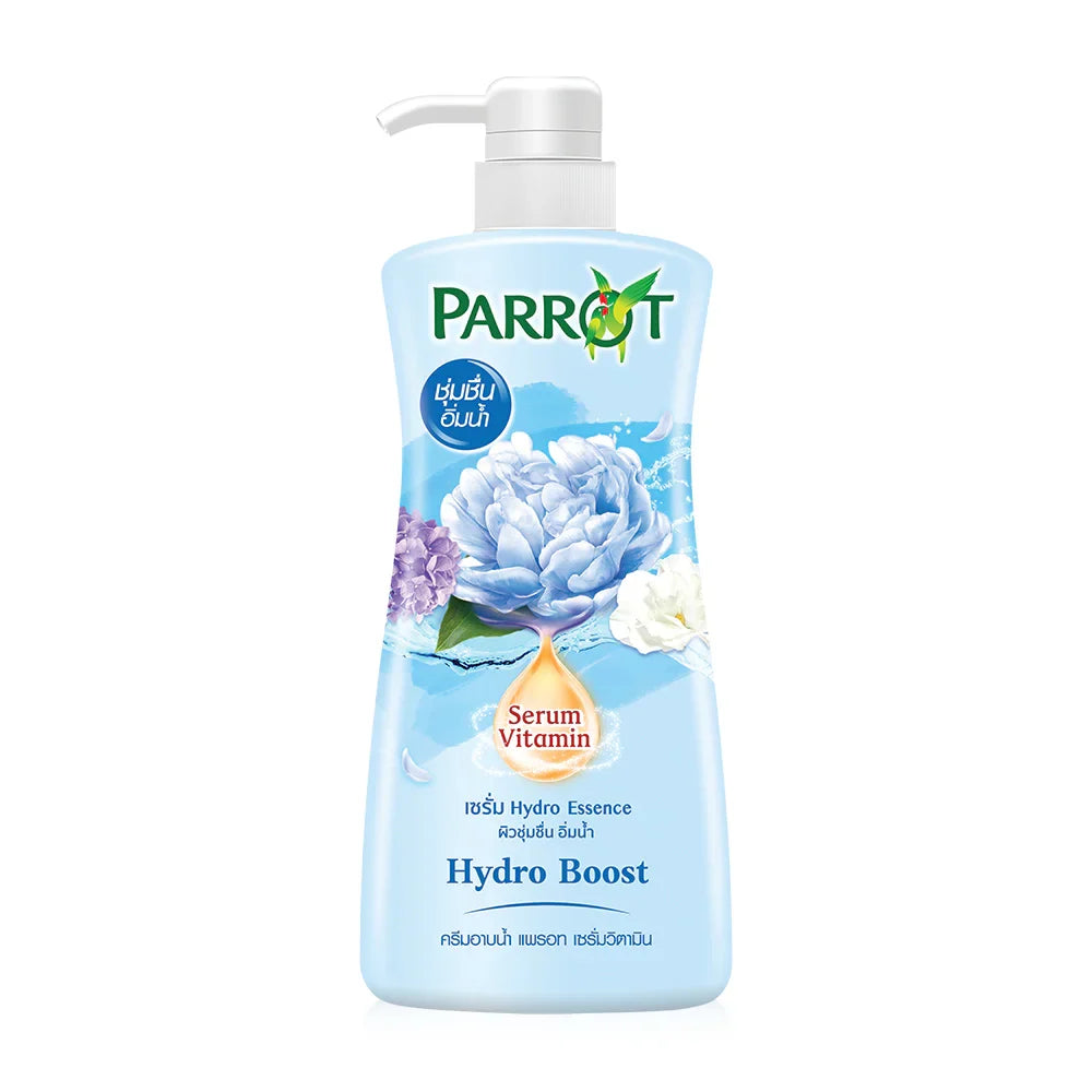 Parrot Serum Vitamin Shower Cream Hydro Boost 450ml