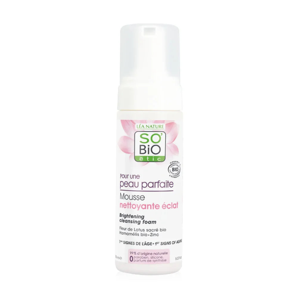 SO'BIO ETIC Peau Parfait Brightening Cleansing Foam 150ml