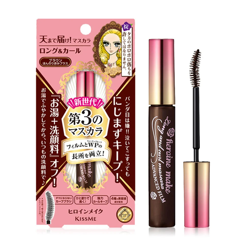 Kiss me Long & Curl Mascara Advanced Film 6g - #02