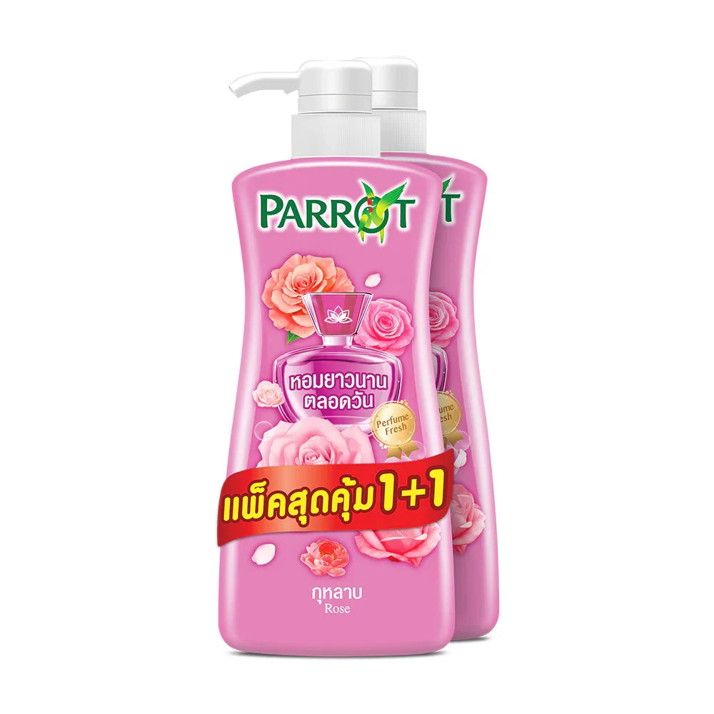 Parrot Botanical Shower Cream Rose 450ml x 2pcs
