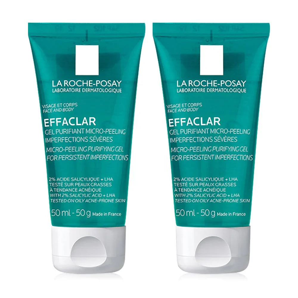 La Roche Posay Effaclar Micro-Peeling Purifying Gel 50ml x 2pcs
