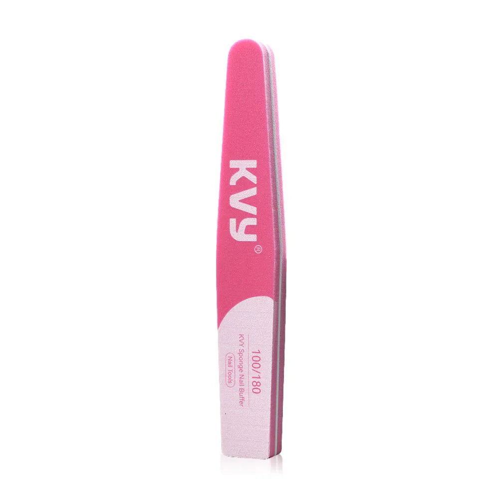 KVY Sponge Nail Buffer - #Pink