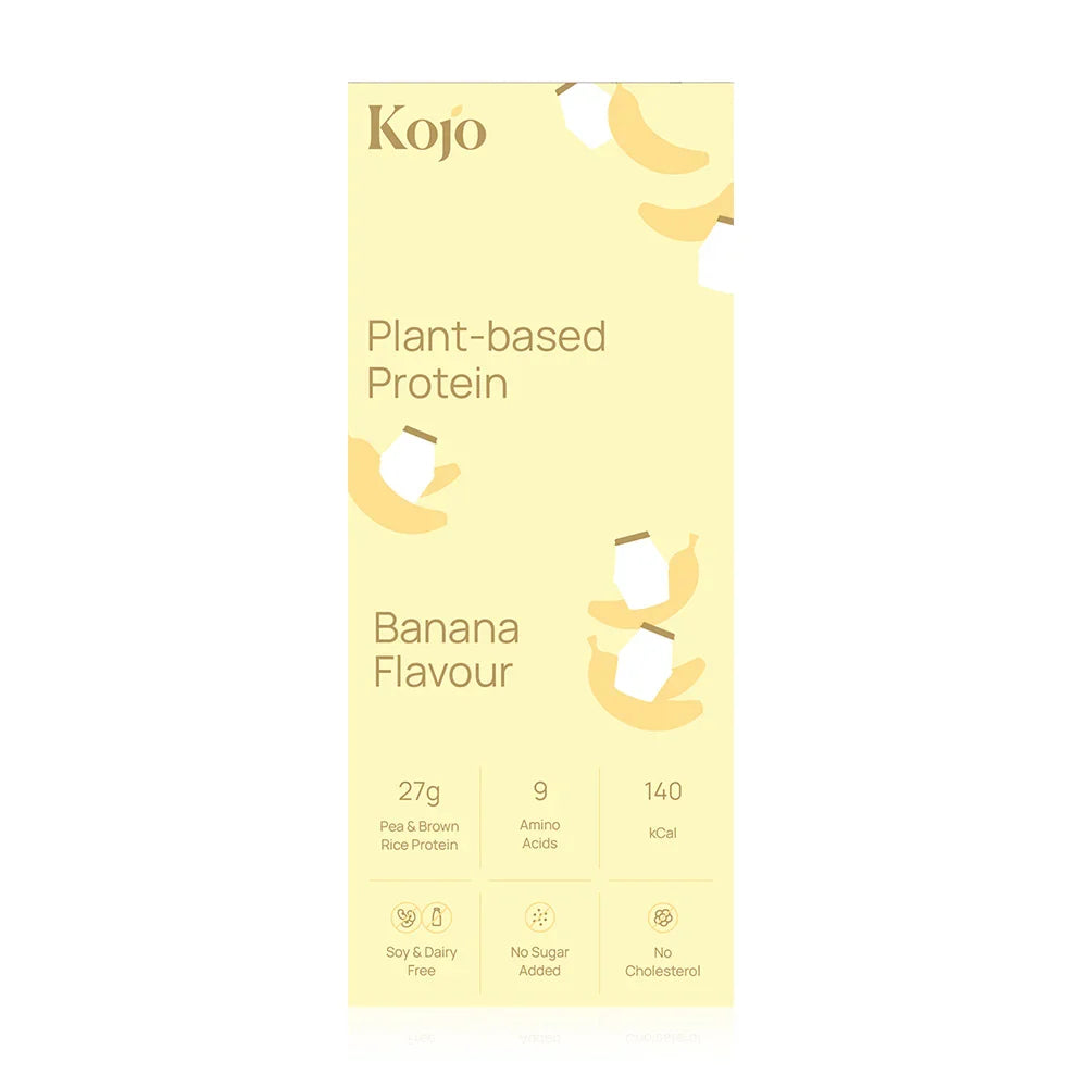 KOJO Plant Based Protein [35g x 5 Sachets] - Banana