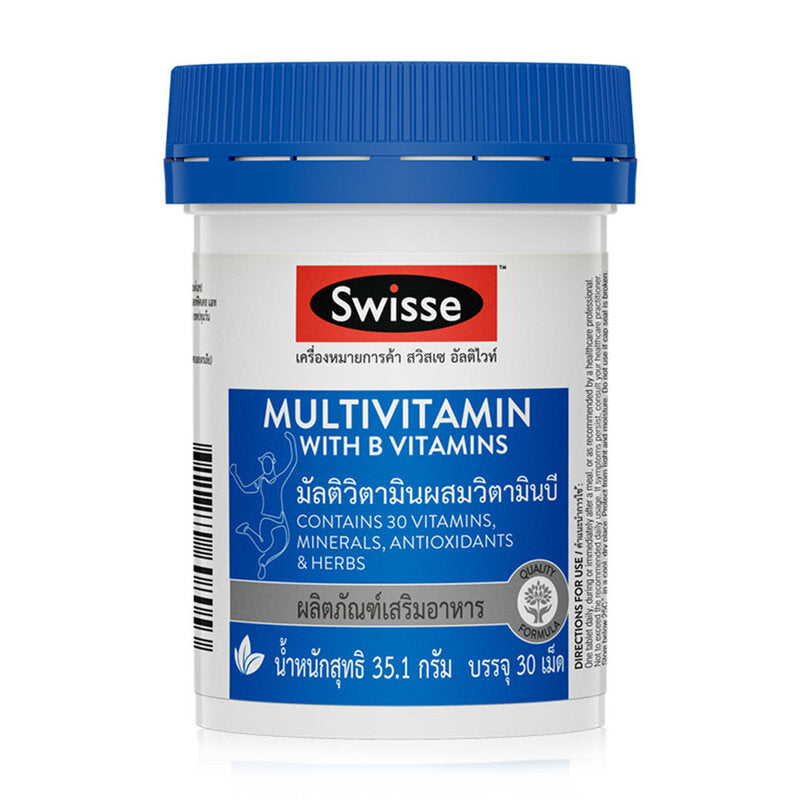 SWISSE Ultivite Multivitamin With B Vitamin 30 Tablets
