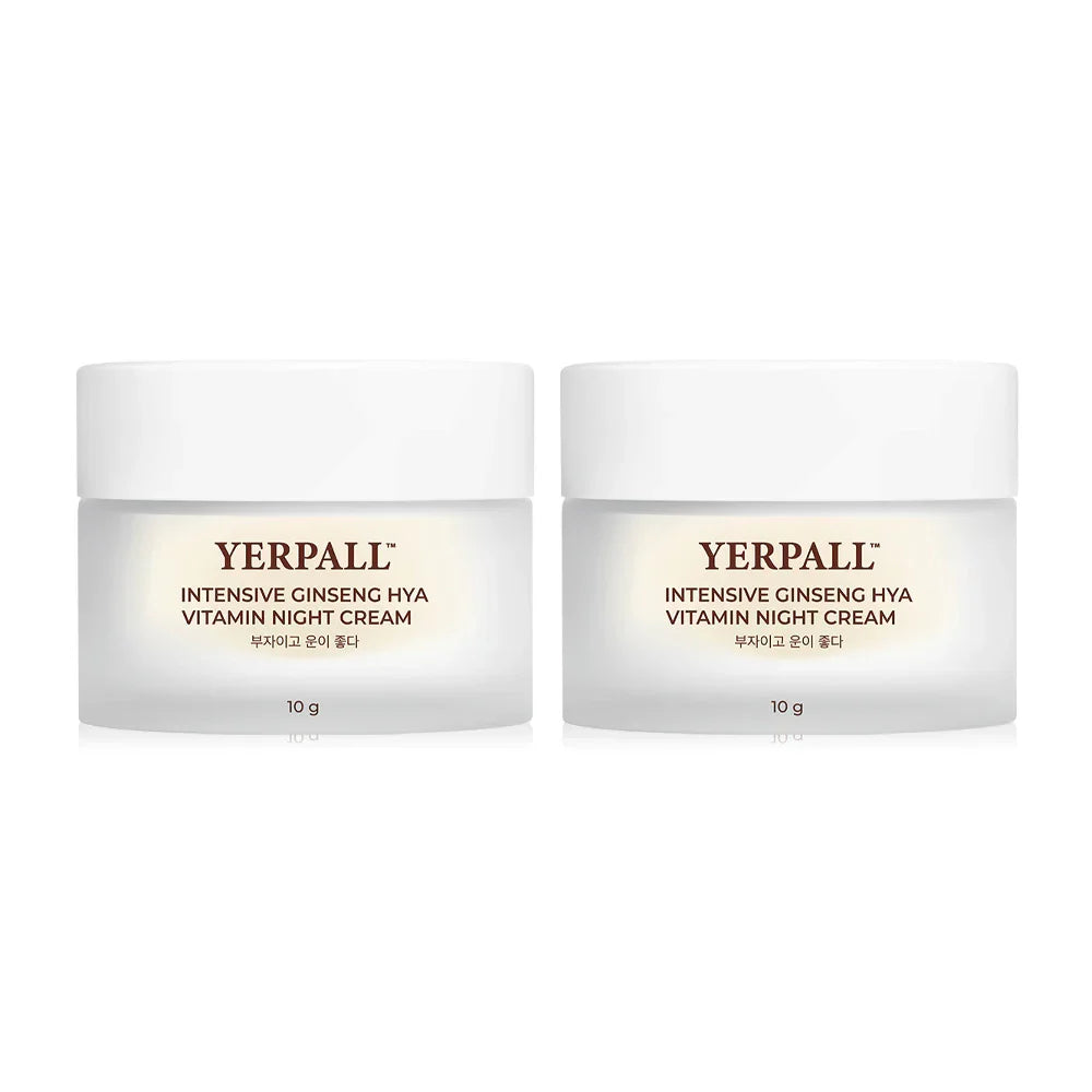 Yerpall Intensive Ginseng Hya Vitamin Night Cream 10g x 2pcs