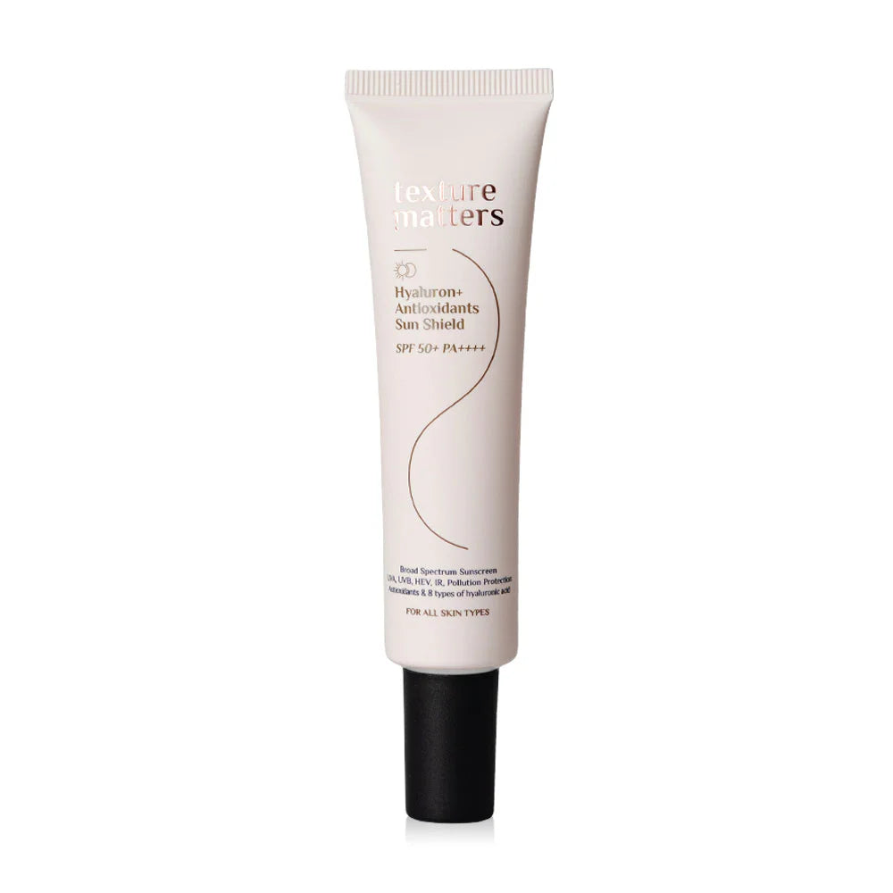 Texture Matters Hyaluron+ Antioxidants Sun Shield SPF50+ PA++++ Broad Spectrum Sunscreen 30ml