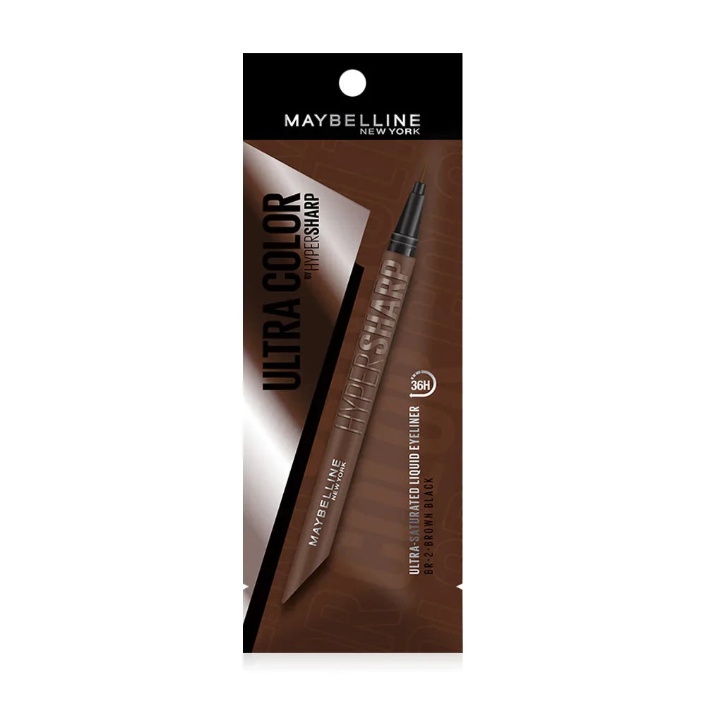 Maybelline New York Ultra Color By Hypersharp 0.4g - #BR-2 Brown Black