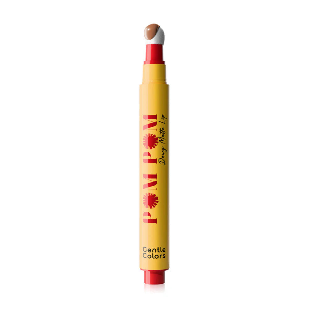 Gentle Colors Pom Pom Dewy Matte Lip 2.5g - #01 Brown Biscuit