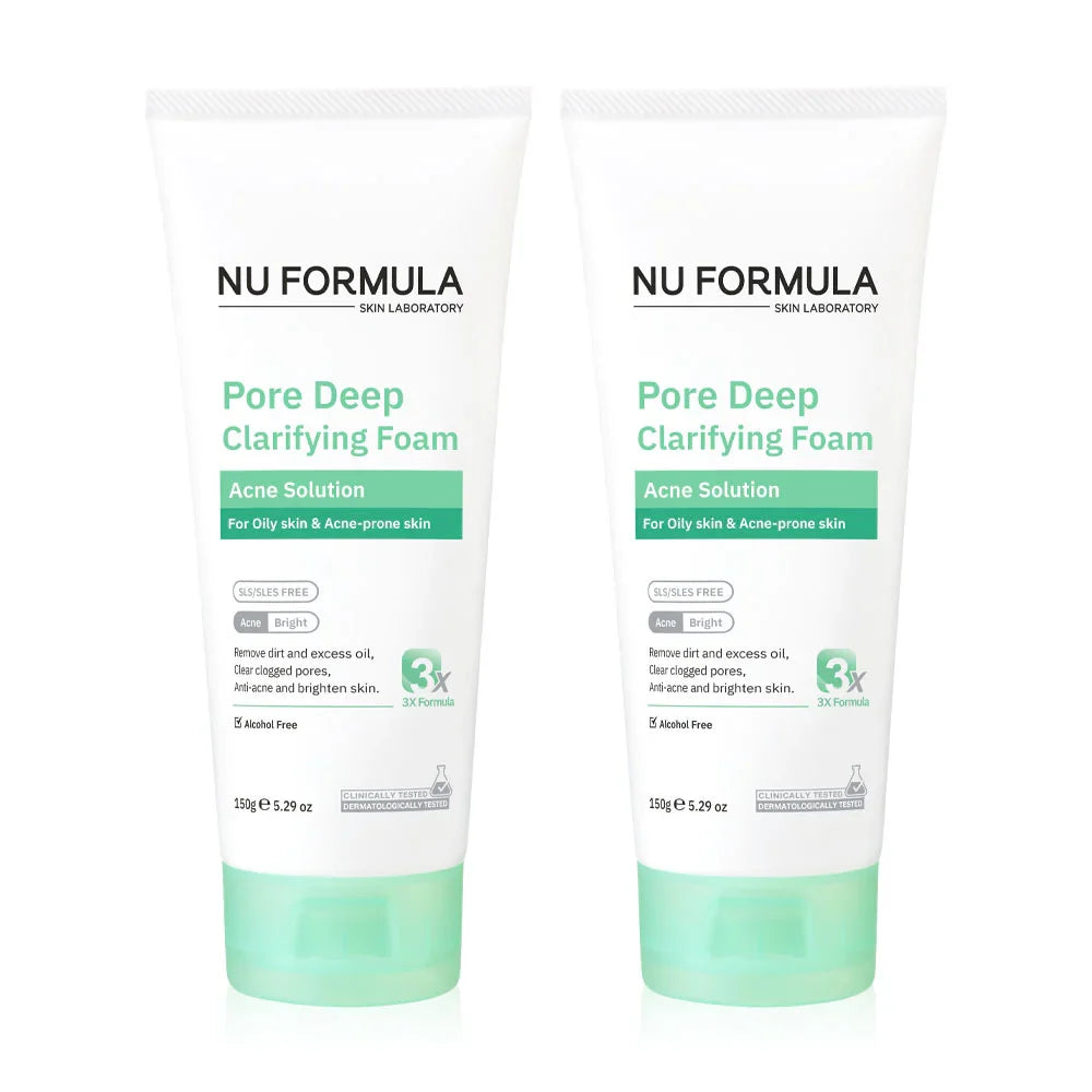 Nu Formula Pore Deep Clarifying Foam 150g x 2pcs