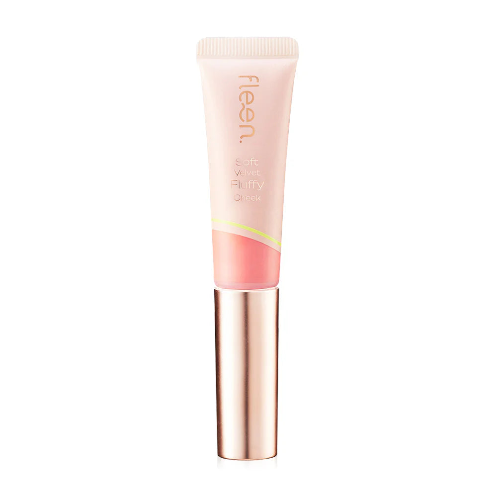 Fleen Beauty Soft Velvet Fluffy Cheek Blush On 10g - #24 Coral Tulip