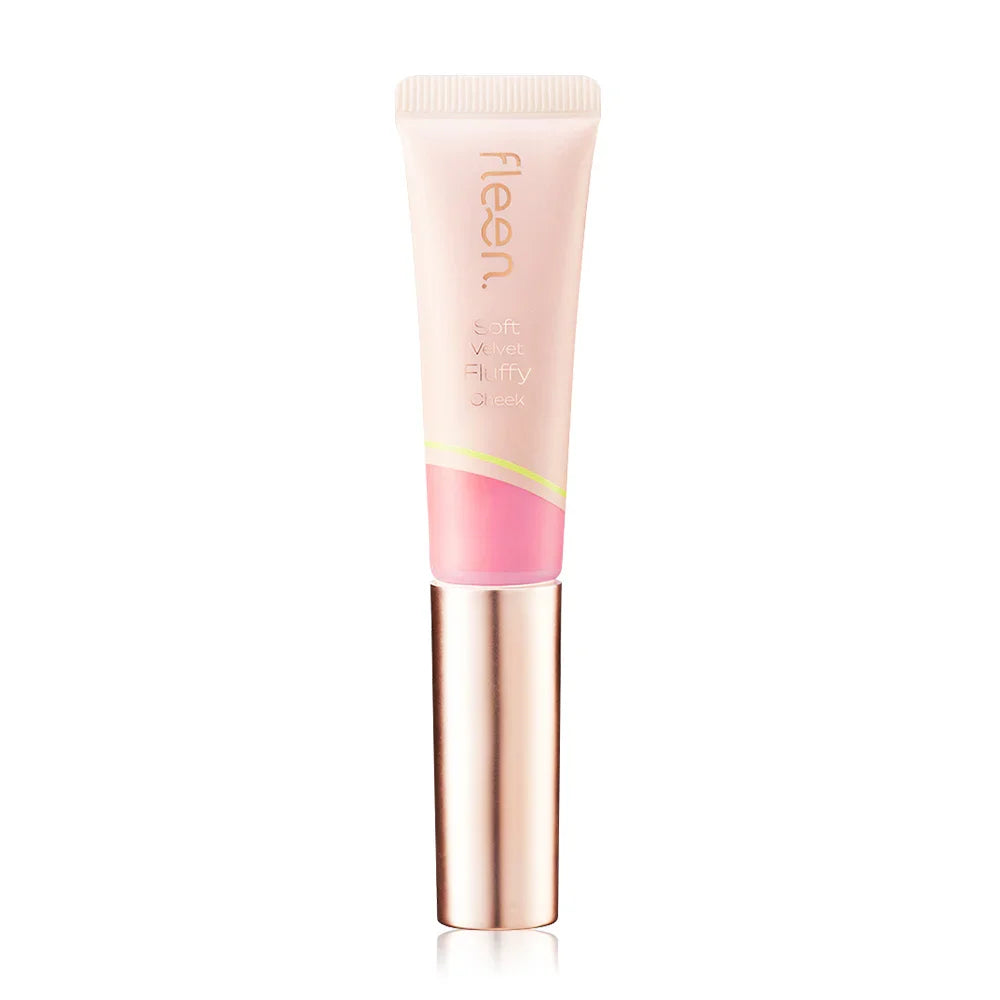 Fleen Beauty Soft Velvet Fluffy Cheek Blush On 10g - #18 Pink Gerbera