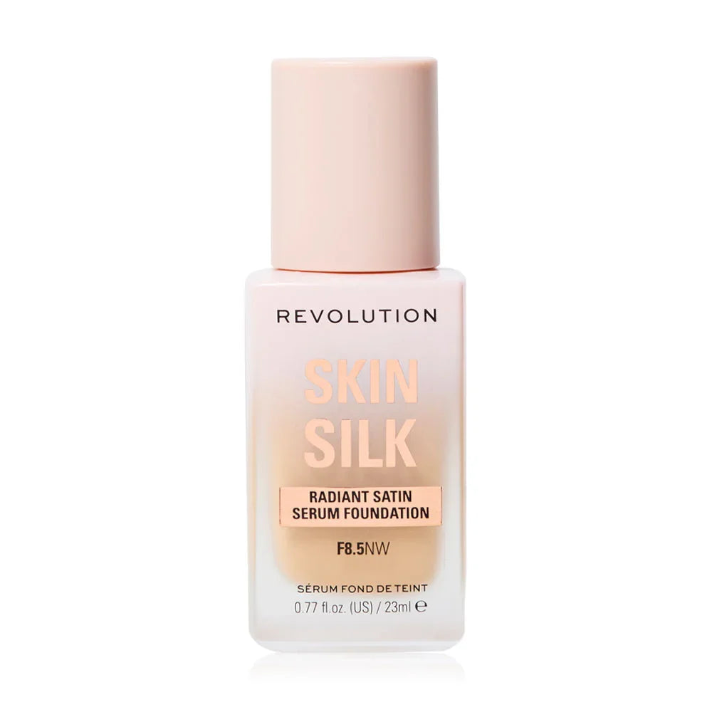 Makeup Revolution Skin Silk Radiant Satin Serum Foundation 23ml - #F8.5NW
