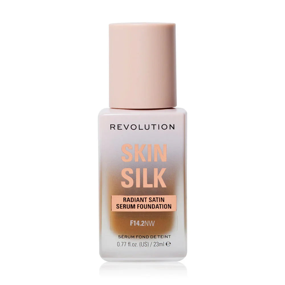 Makeup Revolution Skin Silk Radiant Satin Serum Foundation 23ml - #F14.2NW
