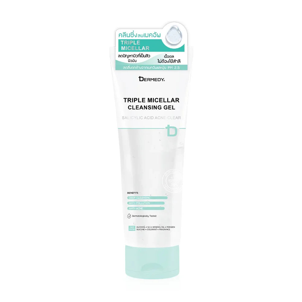 DERMEDY Triple Micellar Salicylic Acid Acne-Clear Cleansing Gel 200g