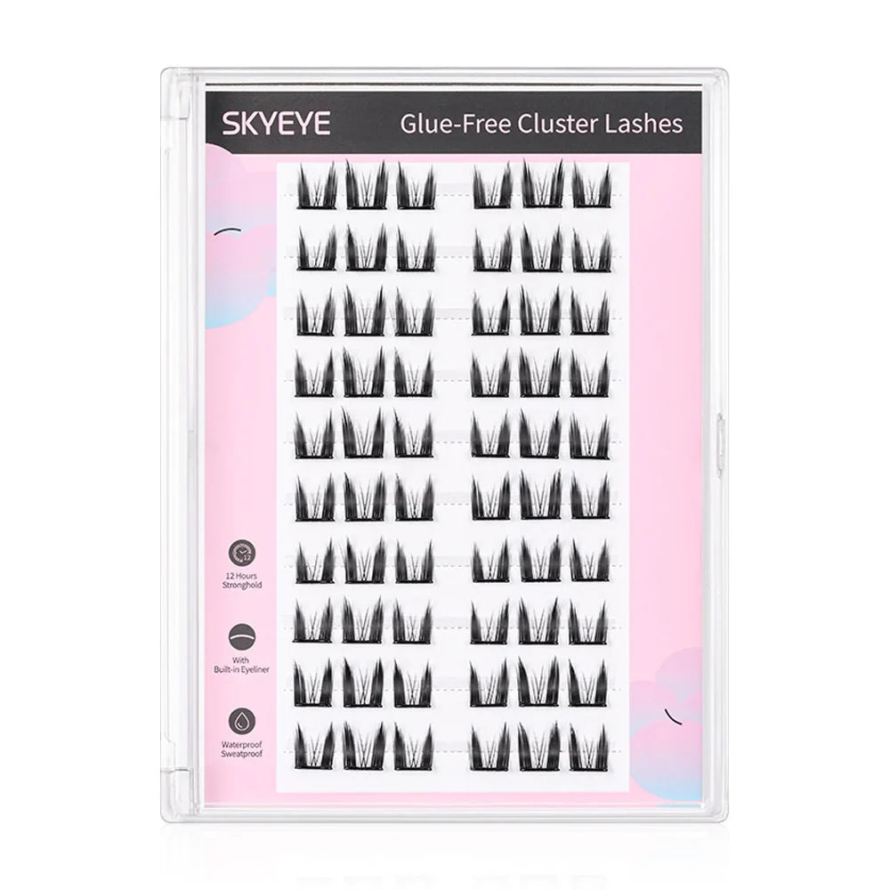 SKYMI Eyelashes Black Glue 60pcs - #S160 Barbie Cat