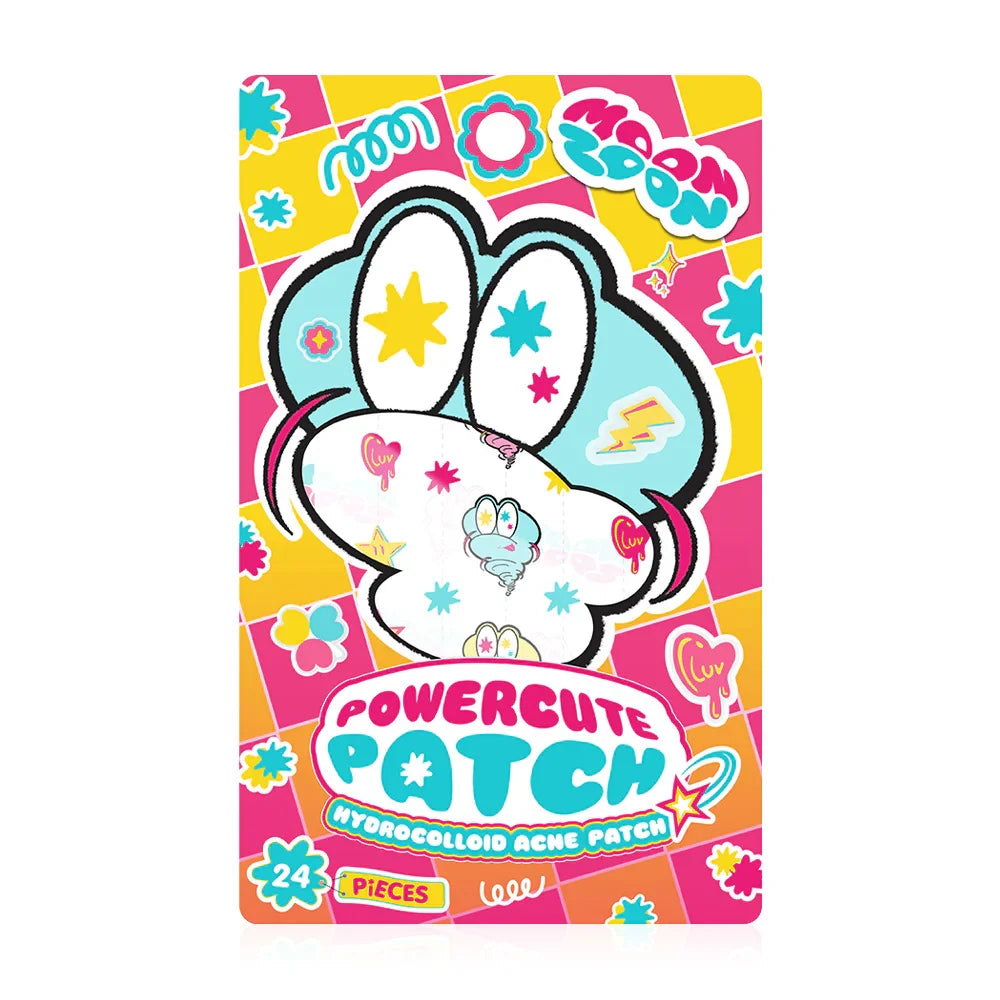 Moonzoon Powercute Patch Hydrocolloid Acne Patch 24pcs - Candy