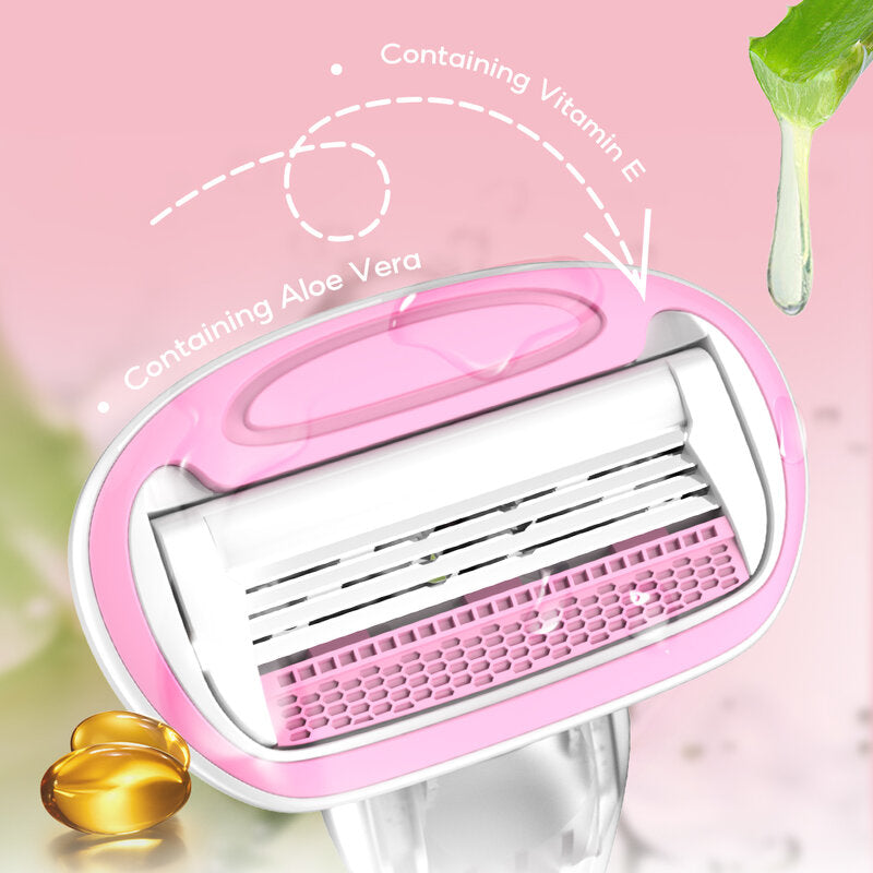 Oni 4 Blades Smooth Razor Set [1Razor + 1Refill]
