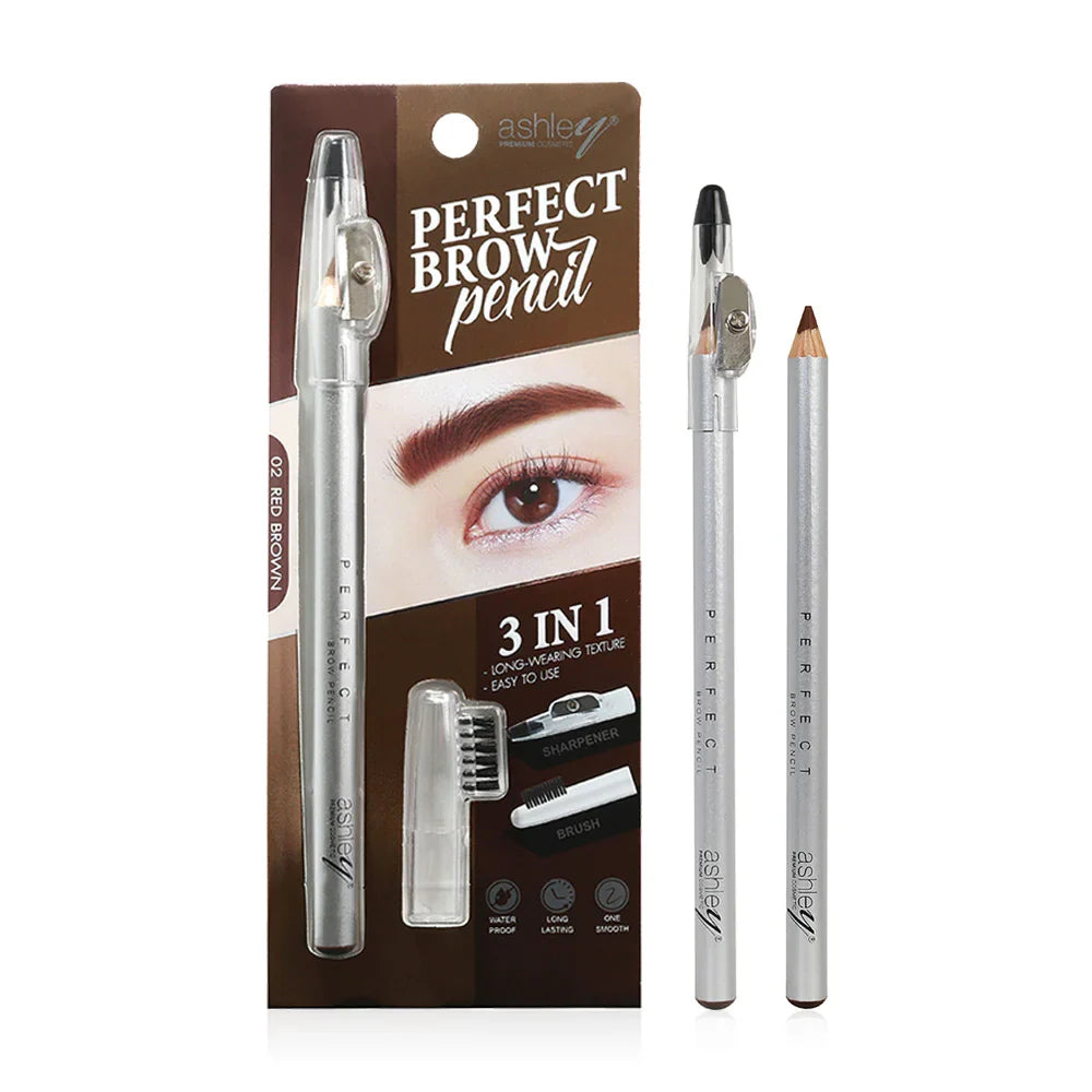 Ashley Perfect Brow Pencil 2.1g - #02 Red Brown
