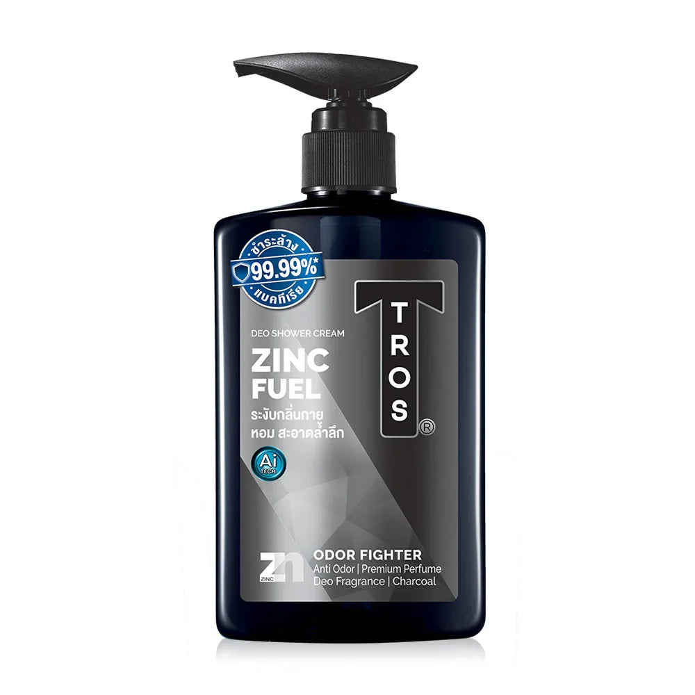 Tros Pro Zinc Fuel Deo Shower Cream 450ml