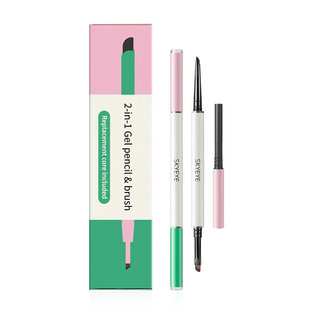 SKYMI 2-in-1 Gel Pencil & Brush 0.05g + Refill 0.05g - Black
