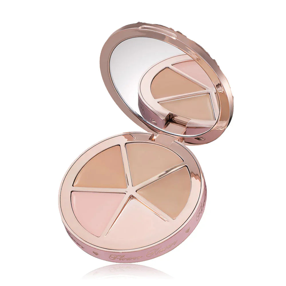 Flower Knows The Sweetie Bear Collection 4-Color Concealer Palette 6.4g - #01 Strawberry Chocolate