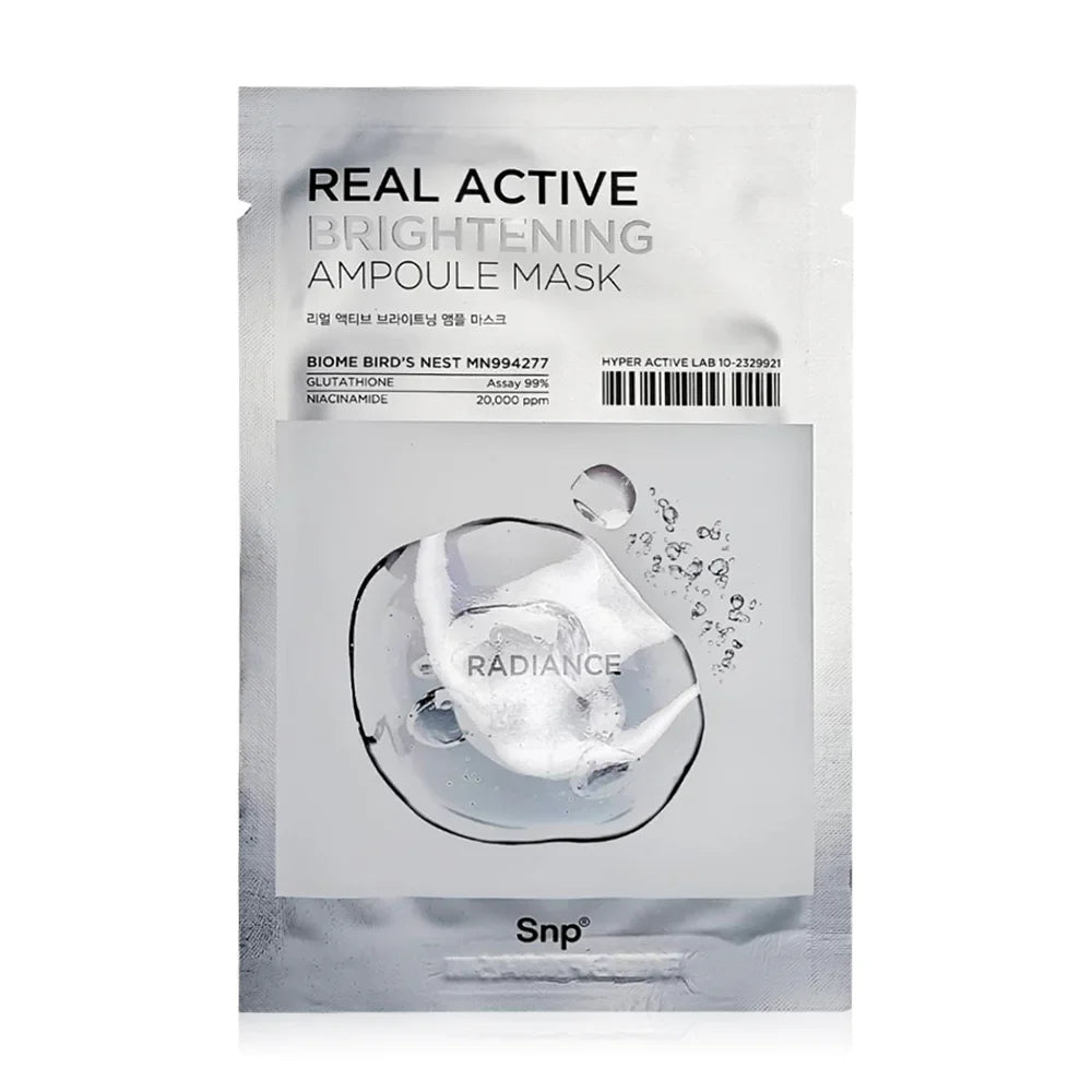 SNP Real Active Brightening Ampoule Mask 25ml