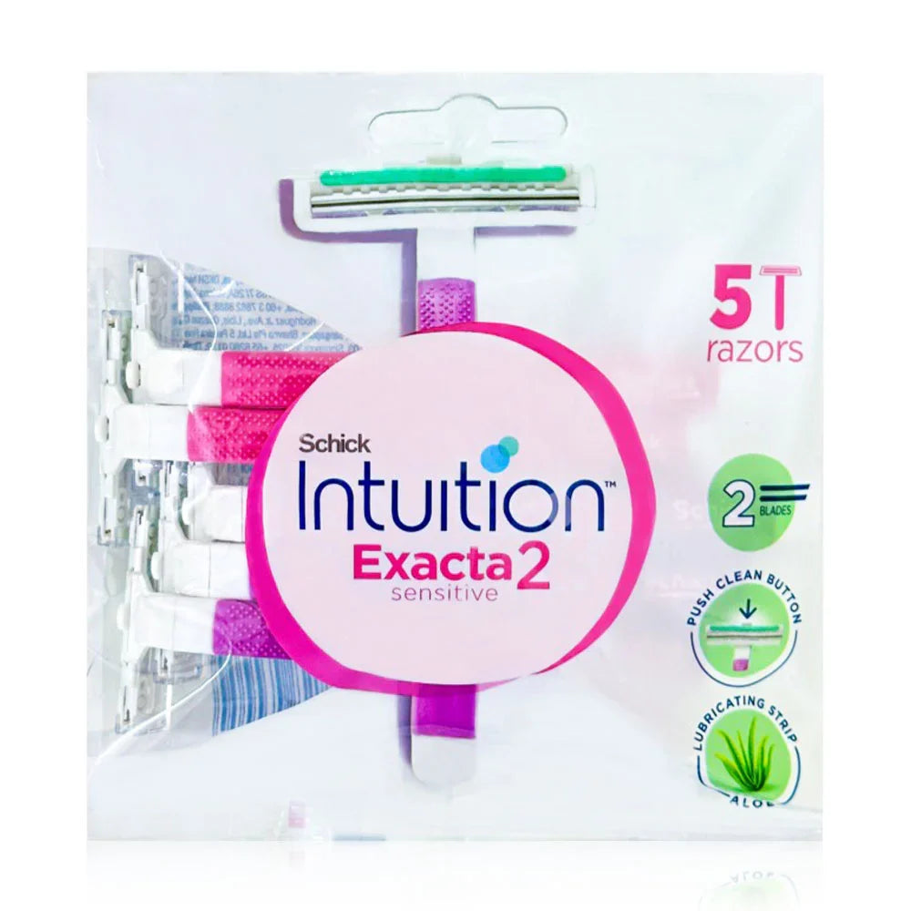 Schick Intuition Exacta 2 System Sensitive Razor 5pcs